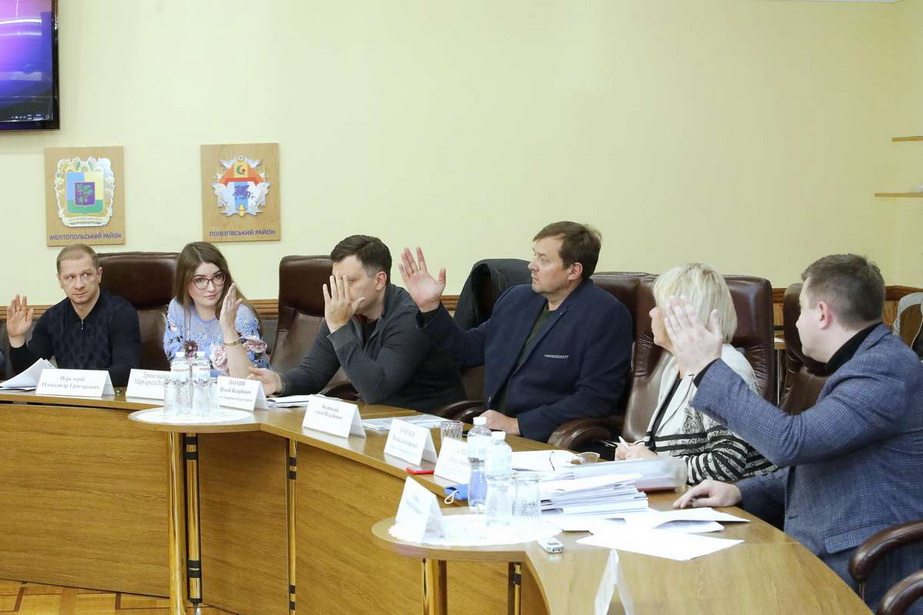 Євген Балицький на засіданні комісій облради. Фото: zor.gov.ua