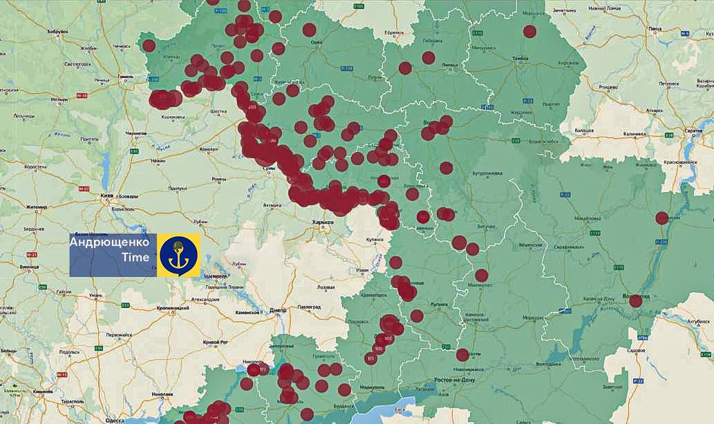 ЗСУ б’ють по тилах окупантів. Інфографіка: t.me/andriyshTime