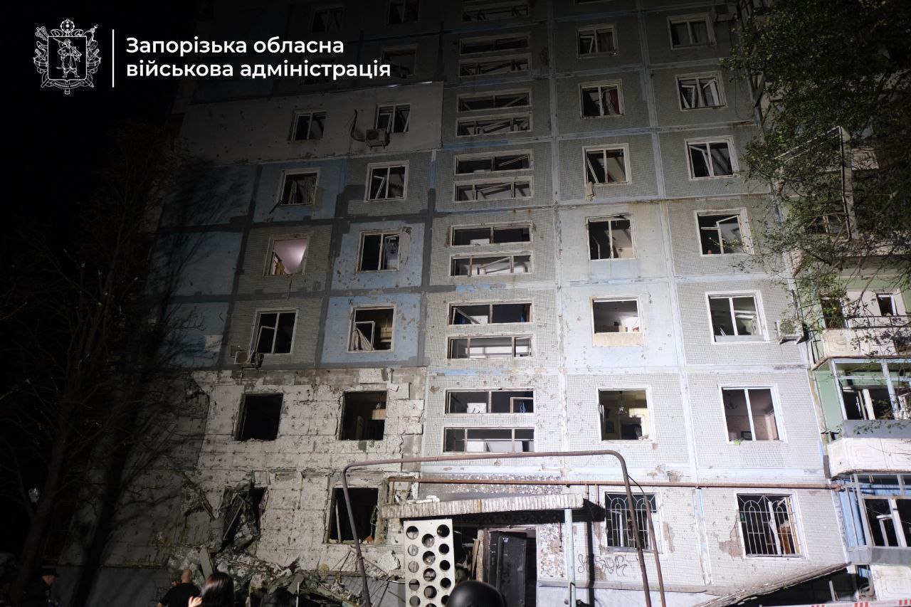 Запоріжжя зазнало комбінованої атаки