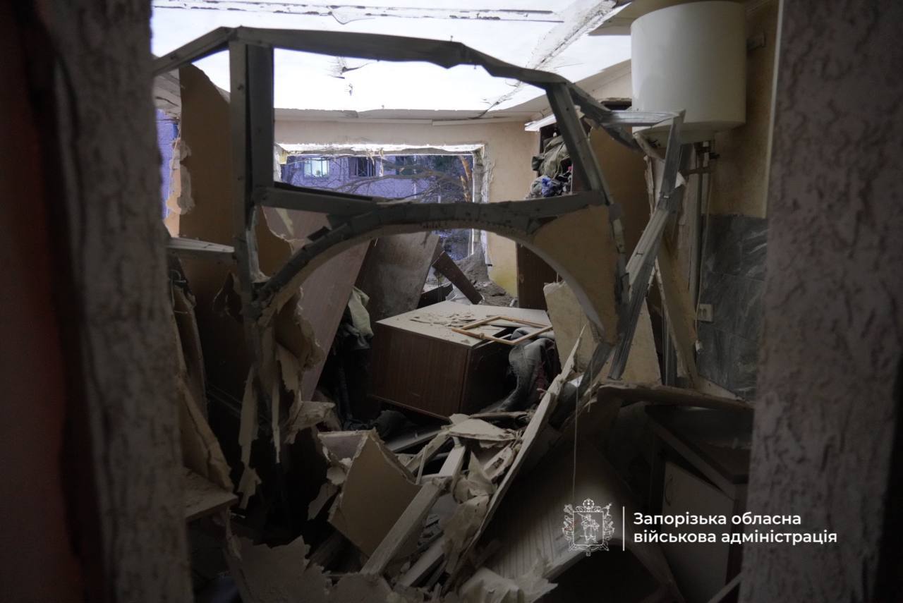 Число раненых в Запорожье уже достигло 11 Ворог зруйнував гуртожиток у Запоріжжі