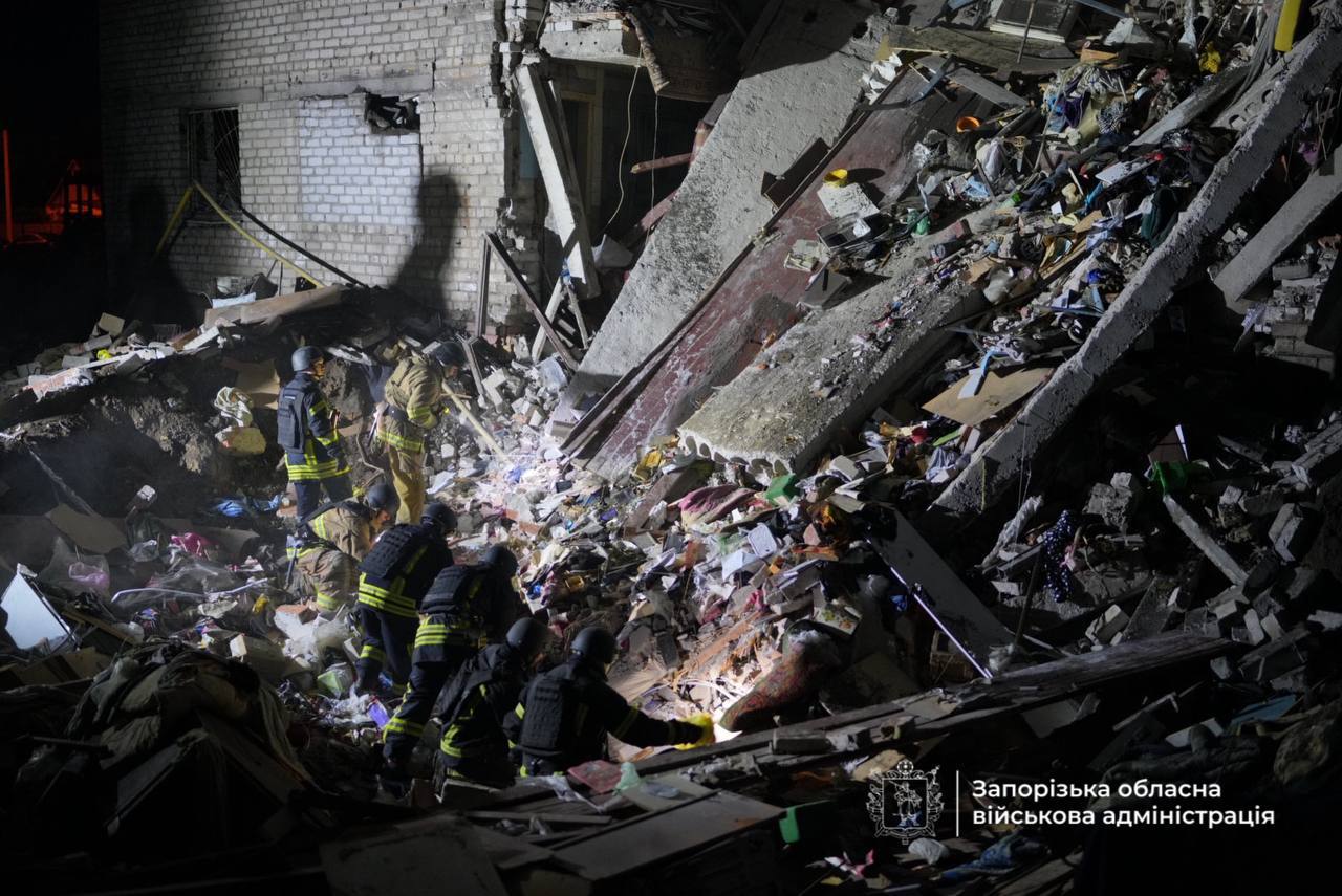 Число раненых в Запорожье уже достигло 11 Ворог зруйнував гуртожиток у Запоріжжі