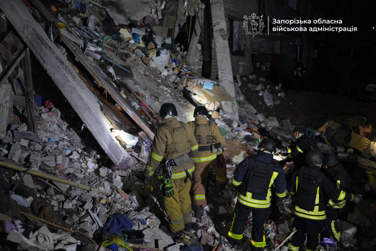 Число раненых в Запорожье уже достигло 11 Ворог зруйнував гуртожиток у Запоріжжі