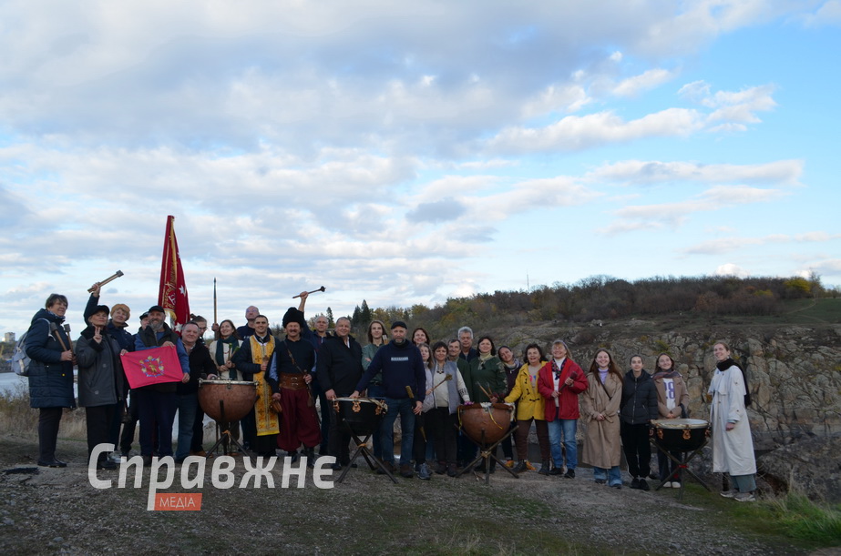 Посвящение в довбыши в Запорожье