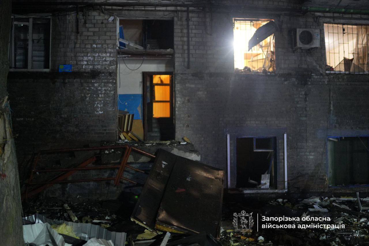 Ворог завдав 11 ударів по місту Запоріжжя 