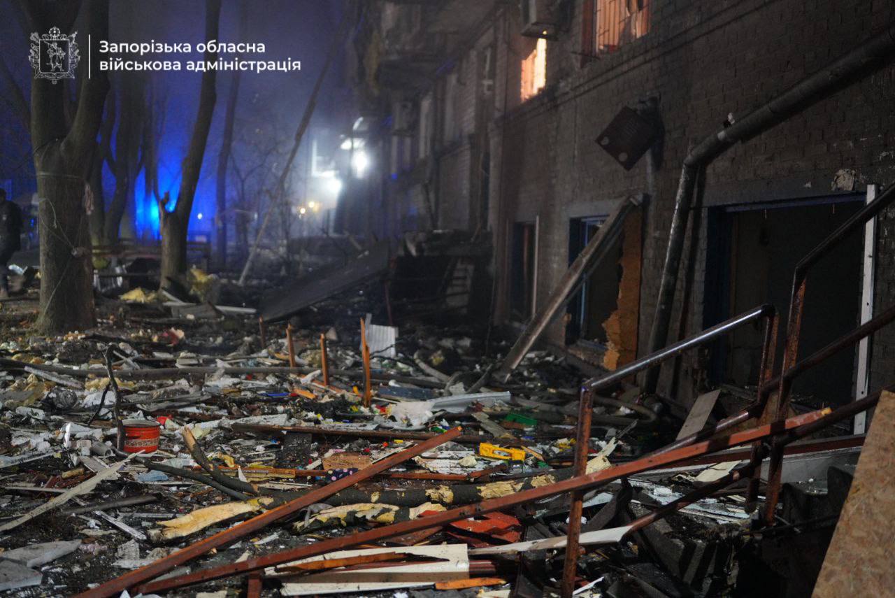 Враг нанес 11 ударов по городу Запорожье