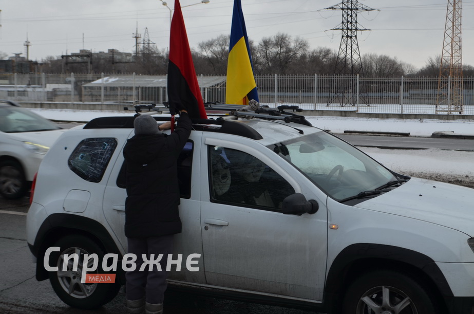 Автопробіг "Не мовчи – полон вбиває" у Запоріжжі