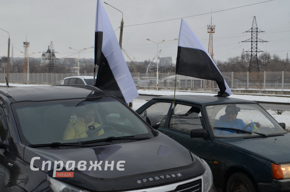 Автопробіг "Не мовчи – полон вбиває" у Запоріжжі