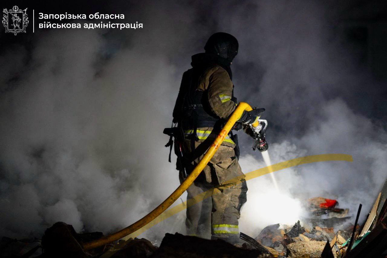 Ворог завдав щонайменше трьох ударів по Запоріжжю