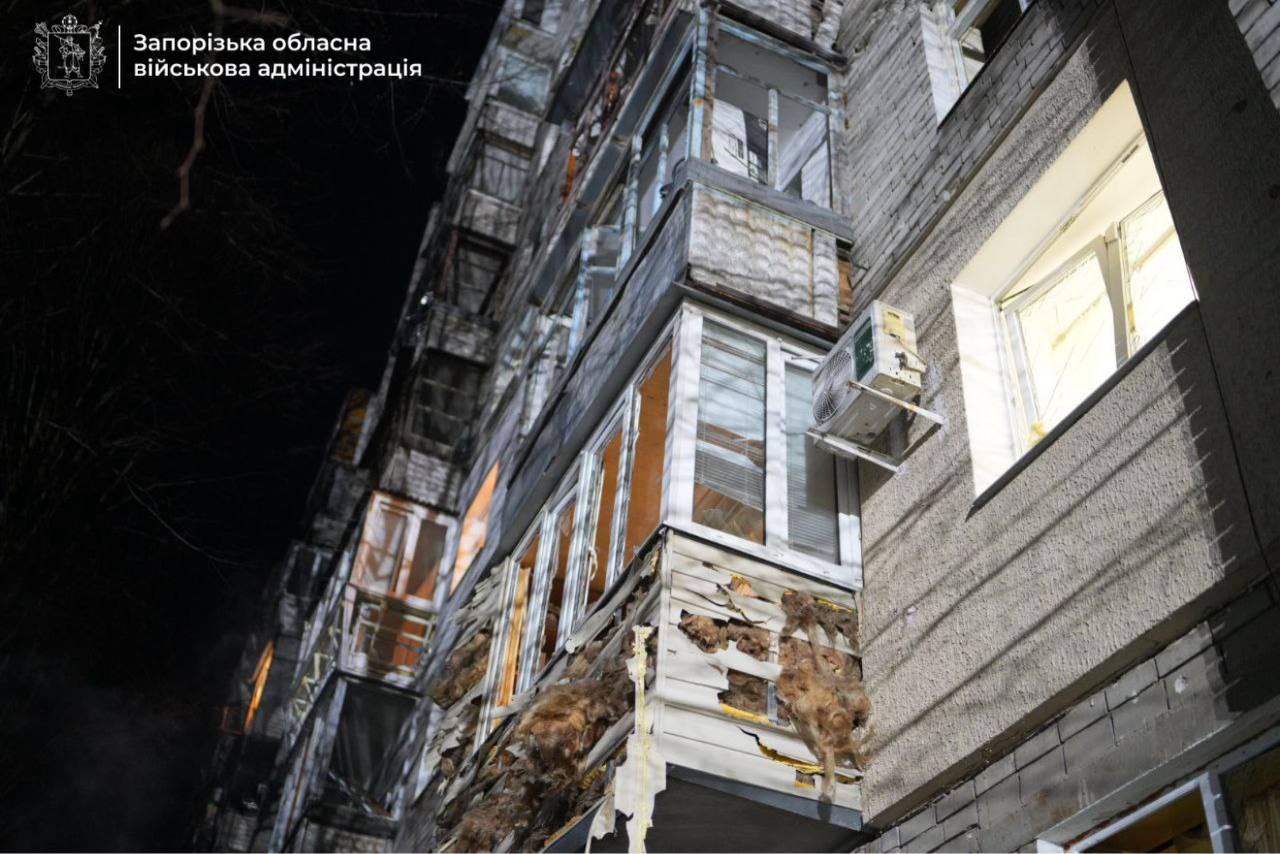 Ворог завдав чергового удару по Запоріжжю