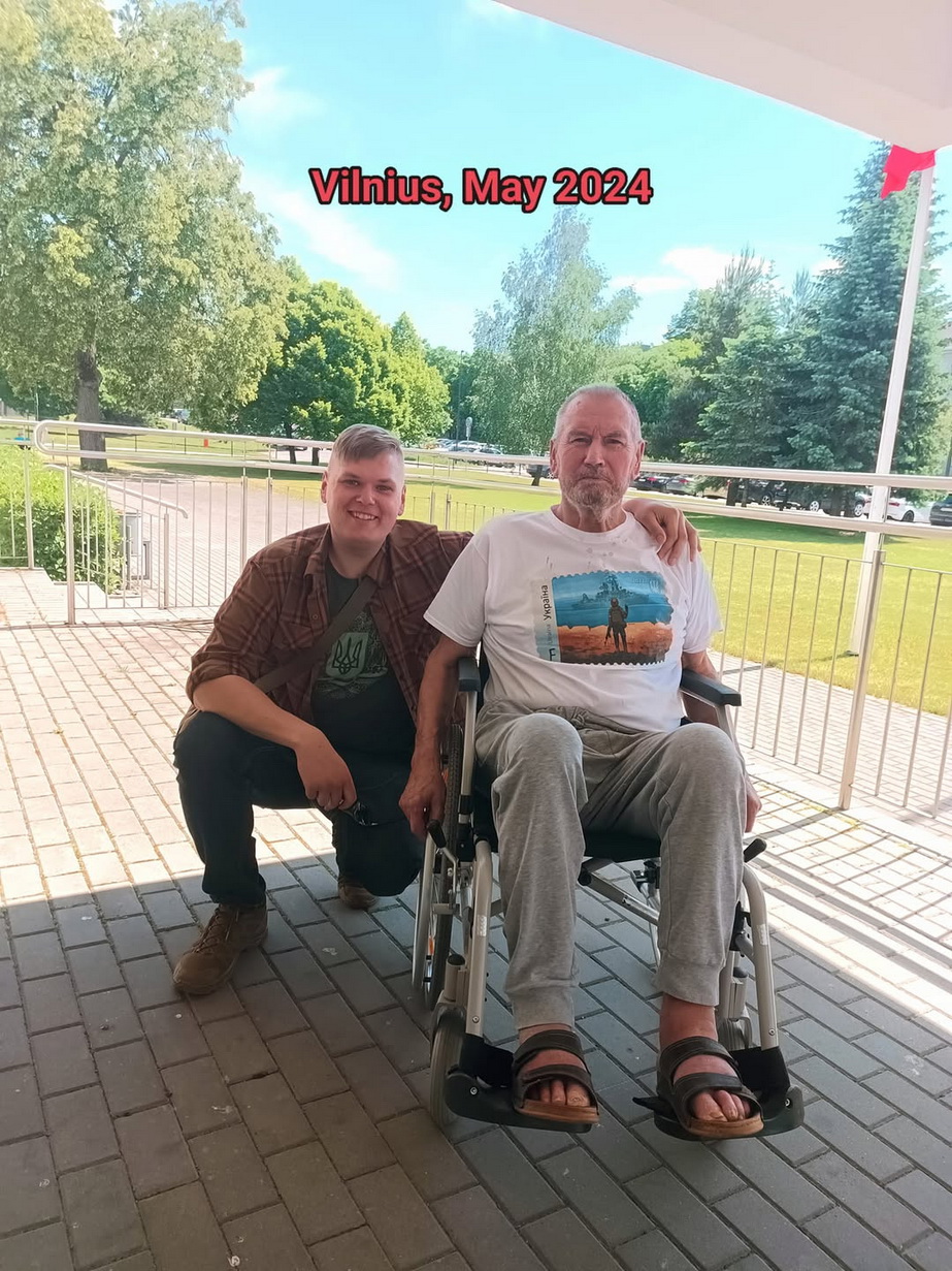 Альбертас із дідусем