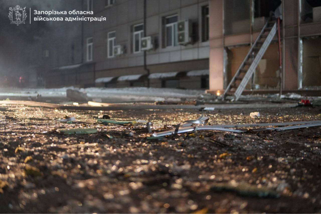 Под атакой вражеских БпЛА находился ночью обласной центр