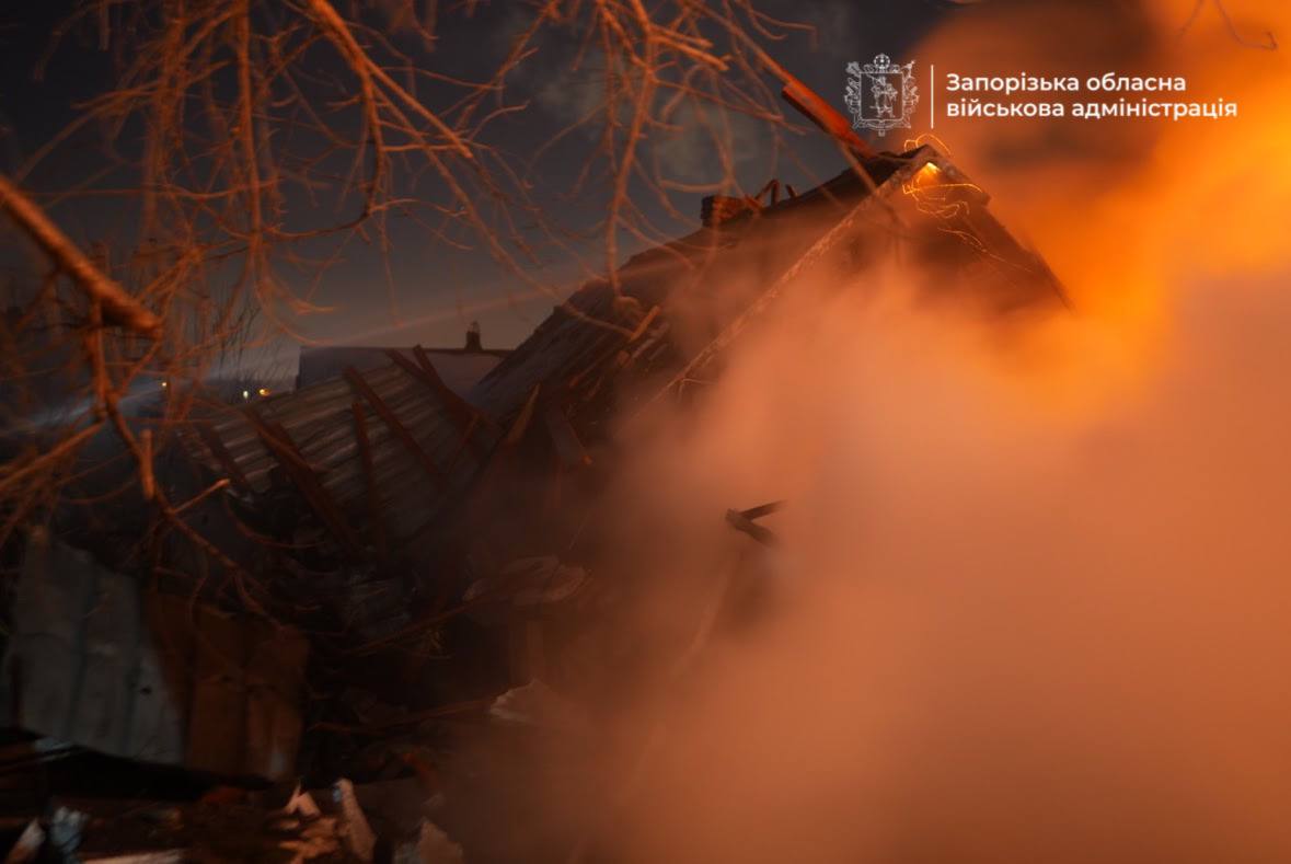 Троє мирних загинули в Запоріжжі від масованої дронової атаки