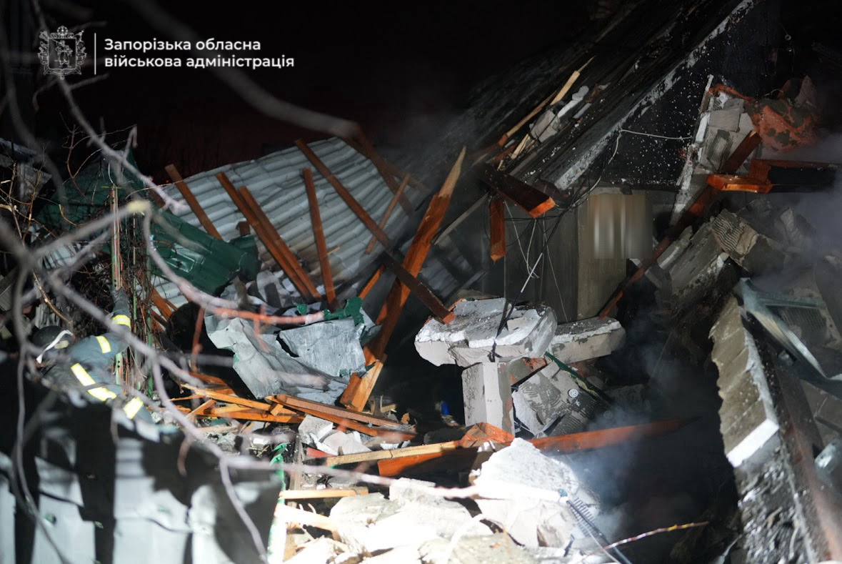 Троє мирних загинули в Запоріжжі від масованої дронової атаки