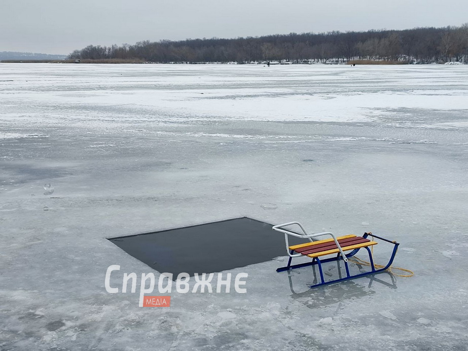 Рятувальники вийшли на кригу в Запоріжжі