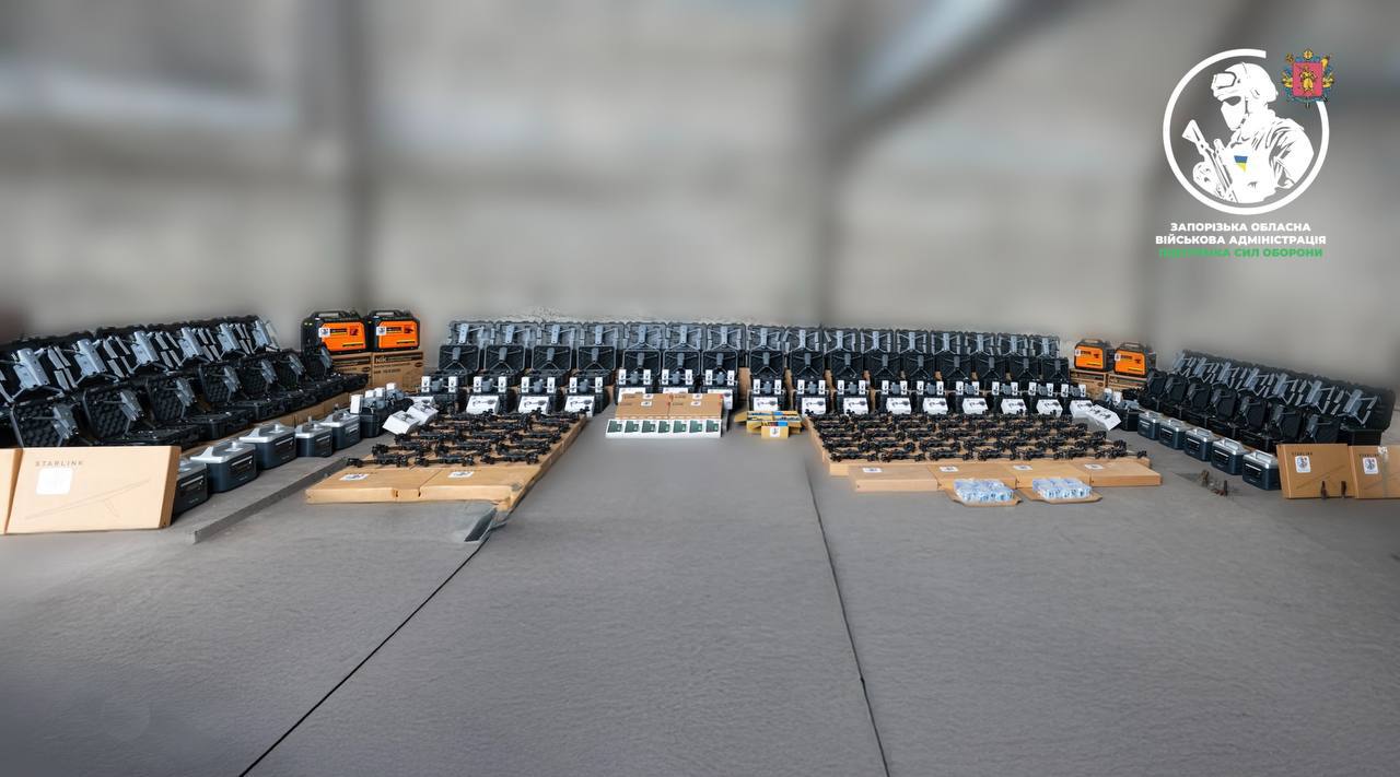 Дроны и средства дистанционного минирования передали бойцам ГУР в Запорожье