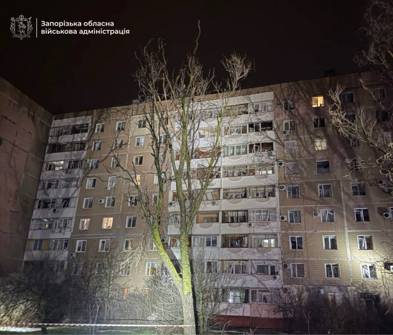 Удар пошкодив чергову багатоповерхівку в спальному районі