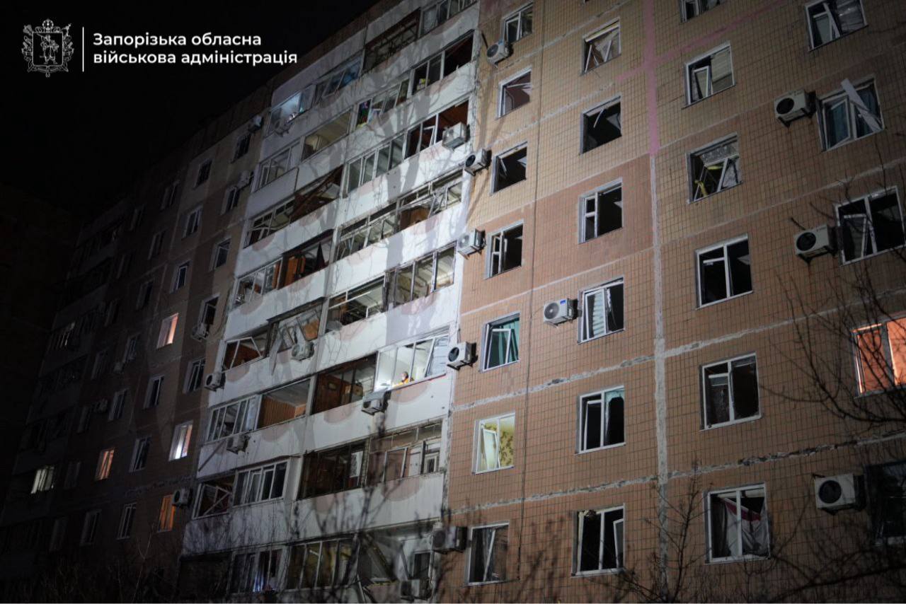 Удар пошкодив чергову багатоповерхівку в спальному районі