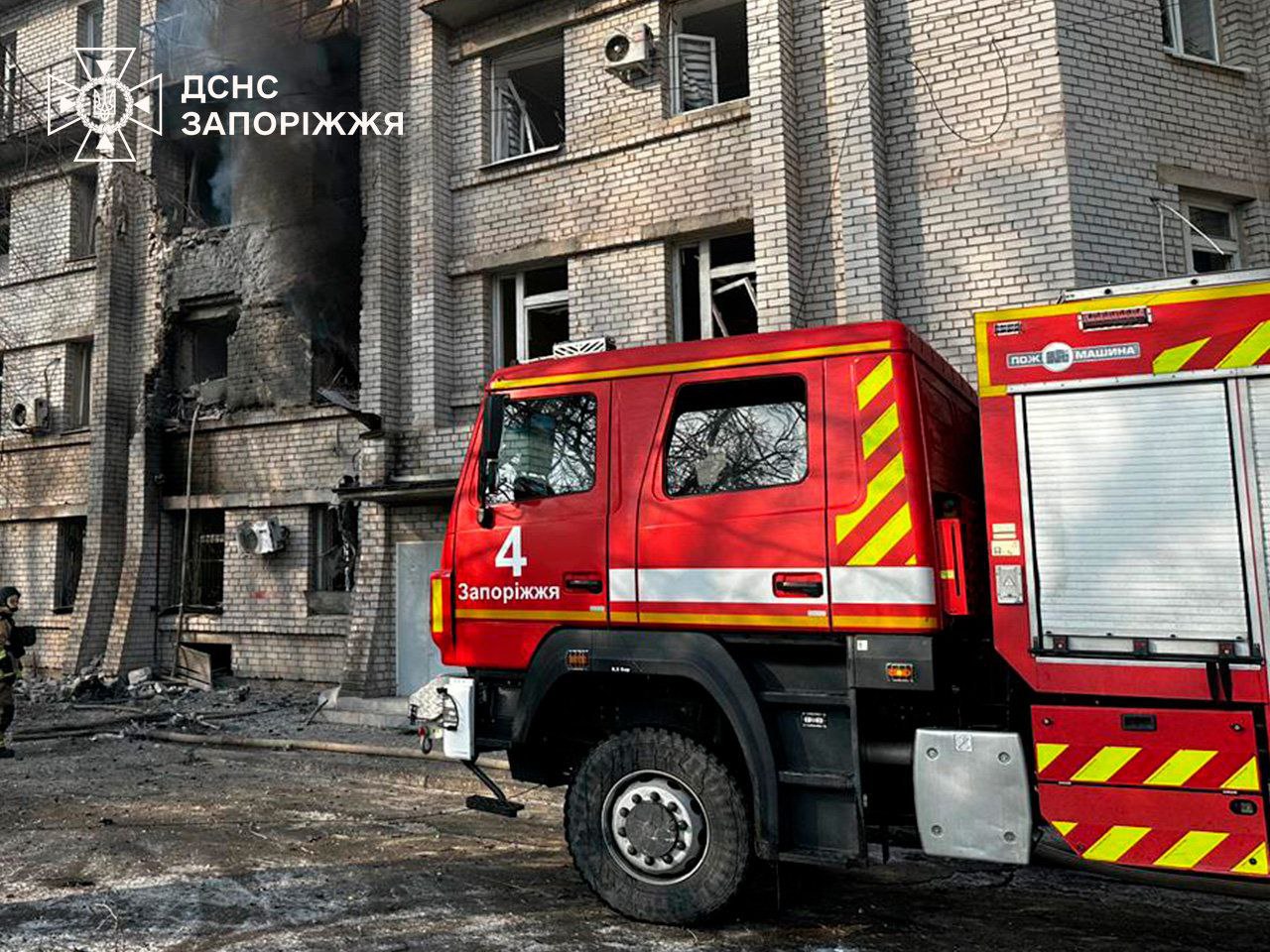 Пожежа в пологовому Запоріжжя