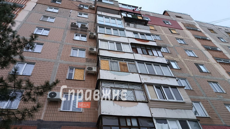 Как выглядит Космический район Запорожья после атаки