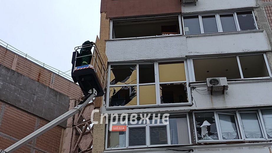 Как выглядит Космический район Запорожья после атаки