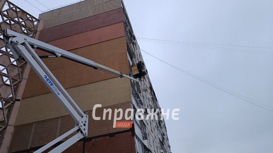 Как выглядит Космический район Запорожья после атаки