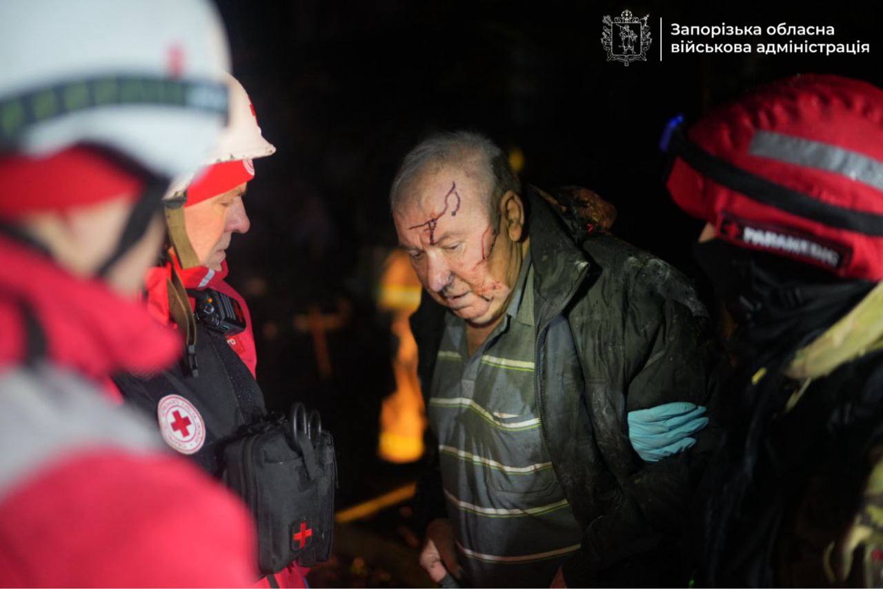 Наслідки атаки в Запоріжжі