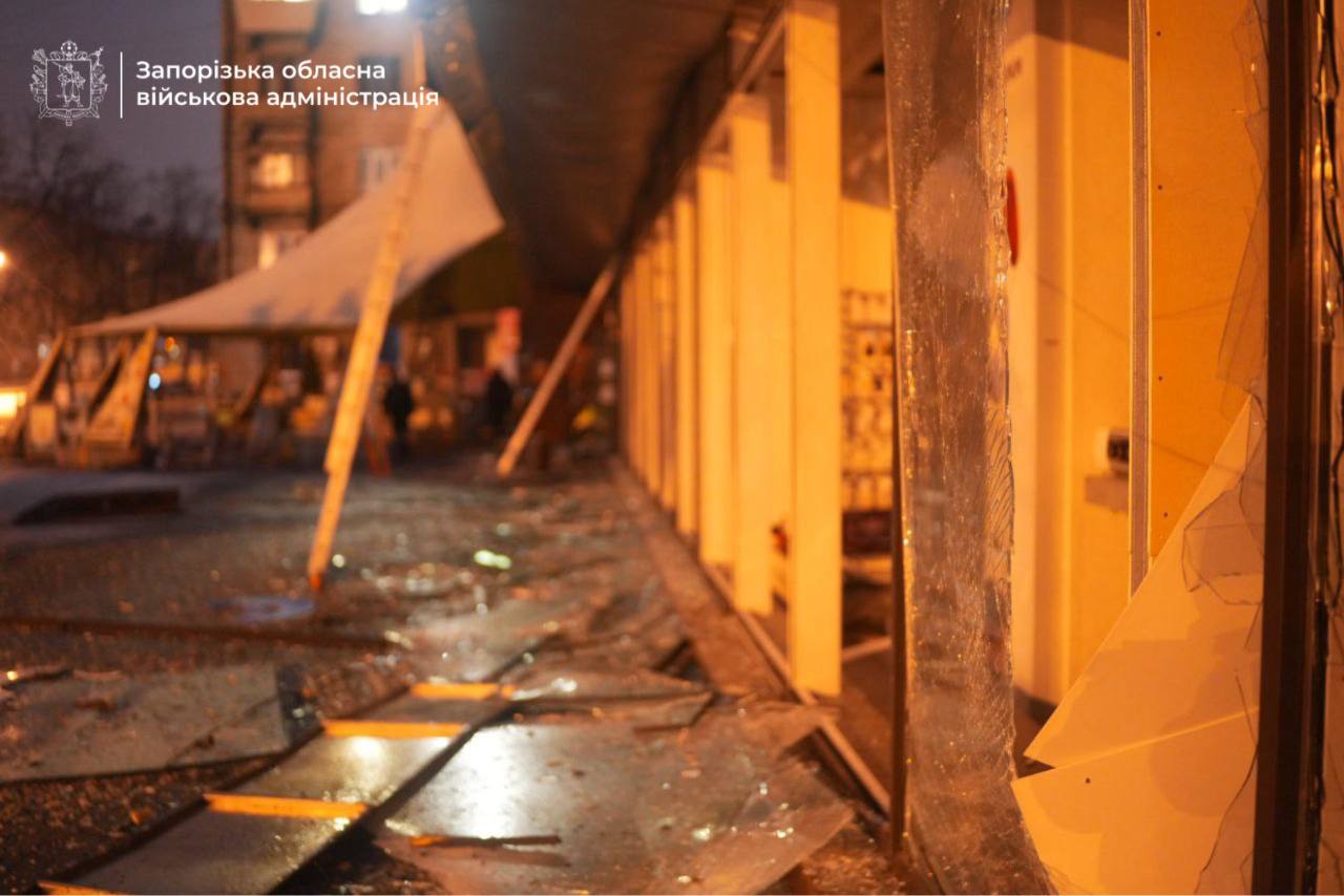 Наслідки атаки в Запоріжжі