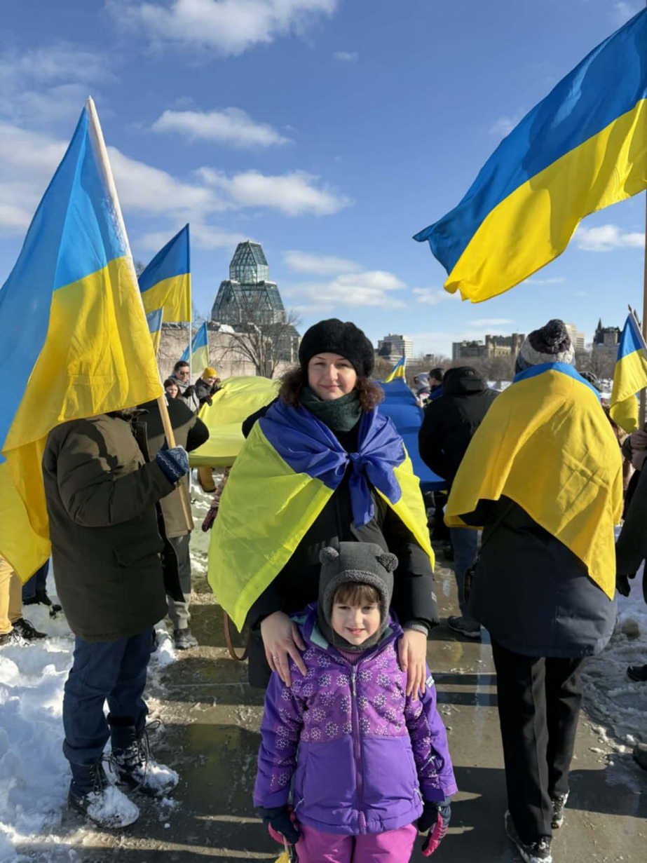 Елена Ивченко с дочерью