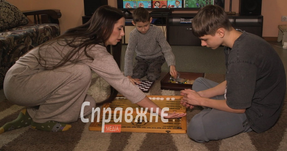 Катерина з дітьми