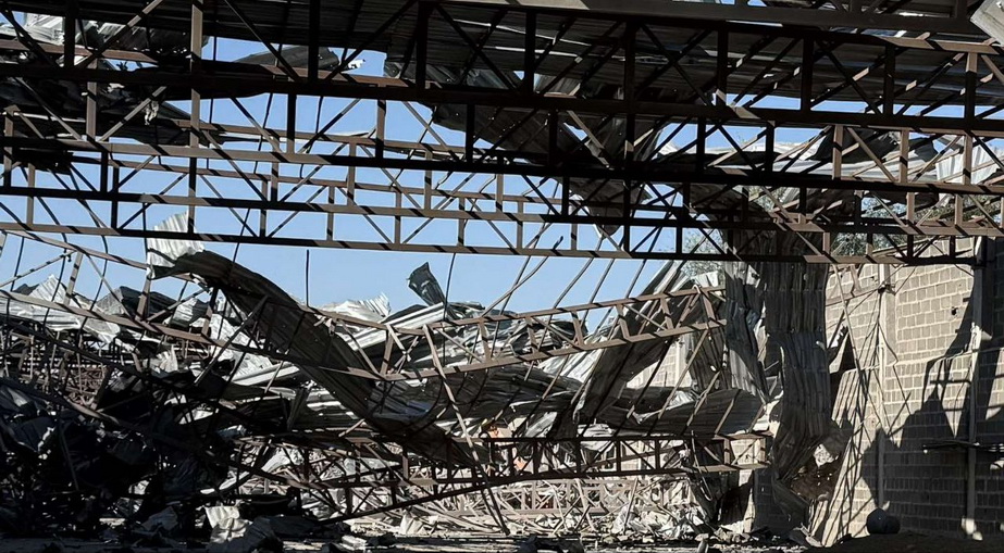 Склад після обстрілів