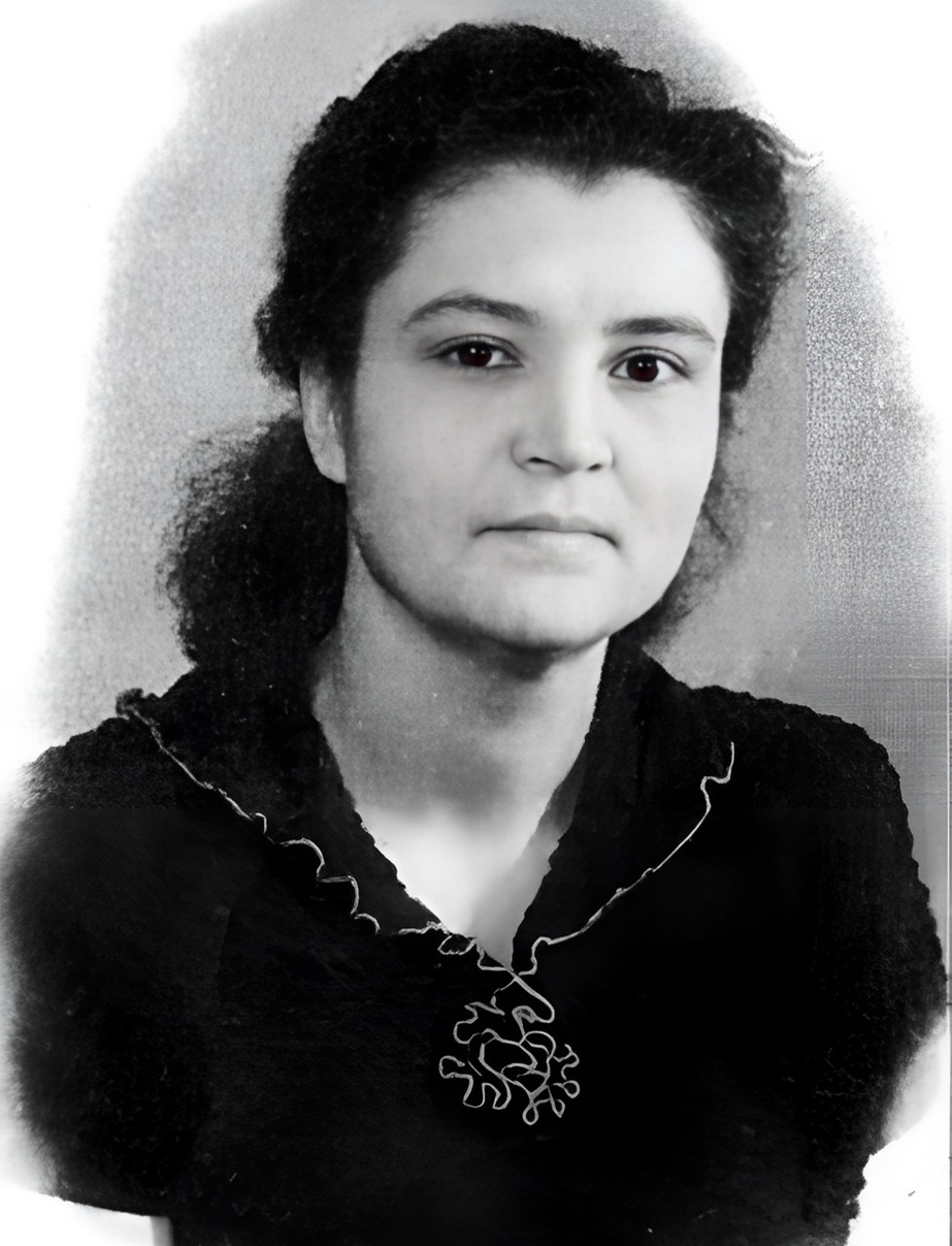 Надія Артюхова під час заслання у Воркуті після 10 років таборів, 1955 рік