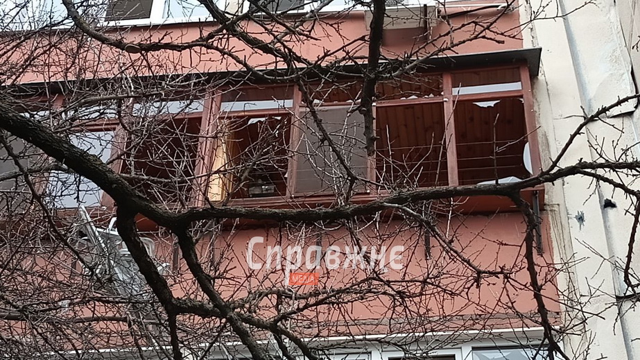 Російський дрон вибухнув у житловому кварталі Запоріжжя