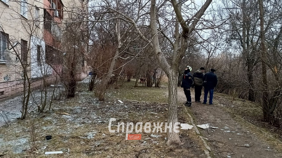 Російський дрон вибухнув у житловому кварталі Запоріжжя