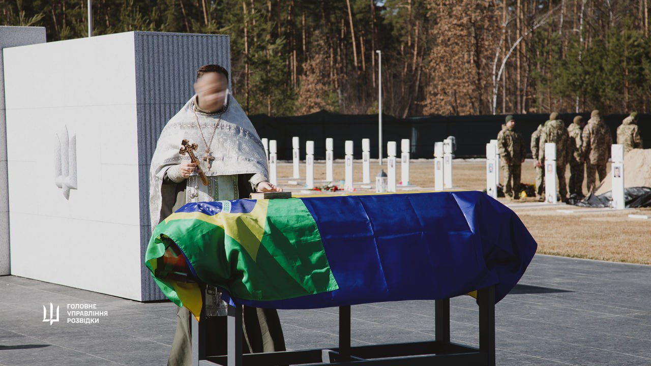 Бразильский доброволец погиб в защите Запорожья Прощання з бразильським легіонером