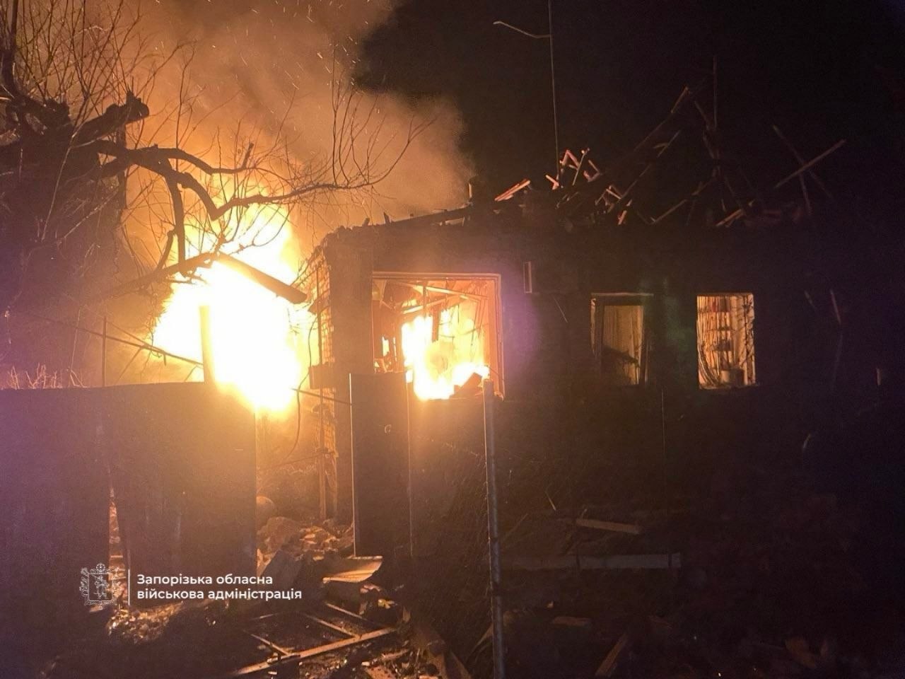 Запоріжжя зазнало комбінованої атаки ворога