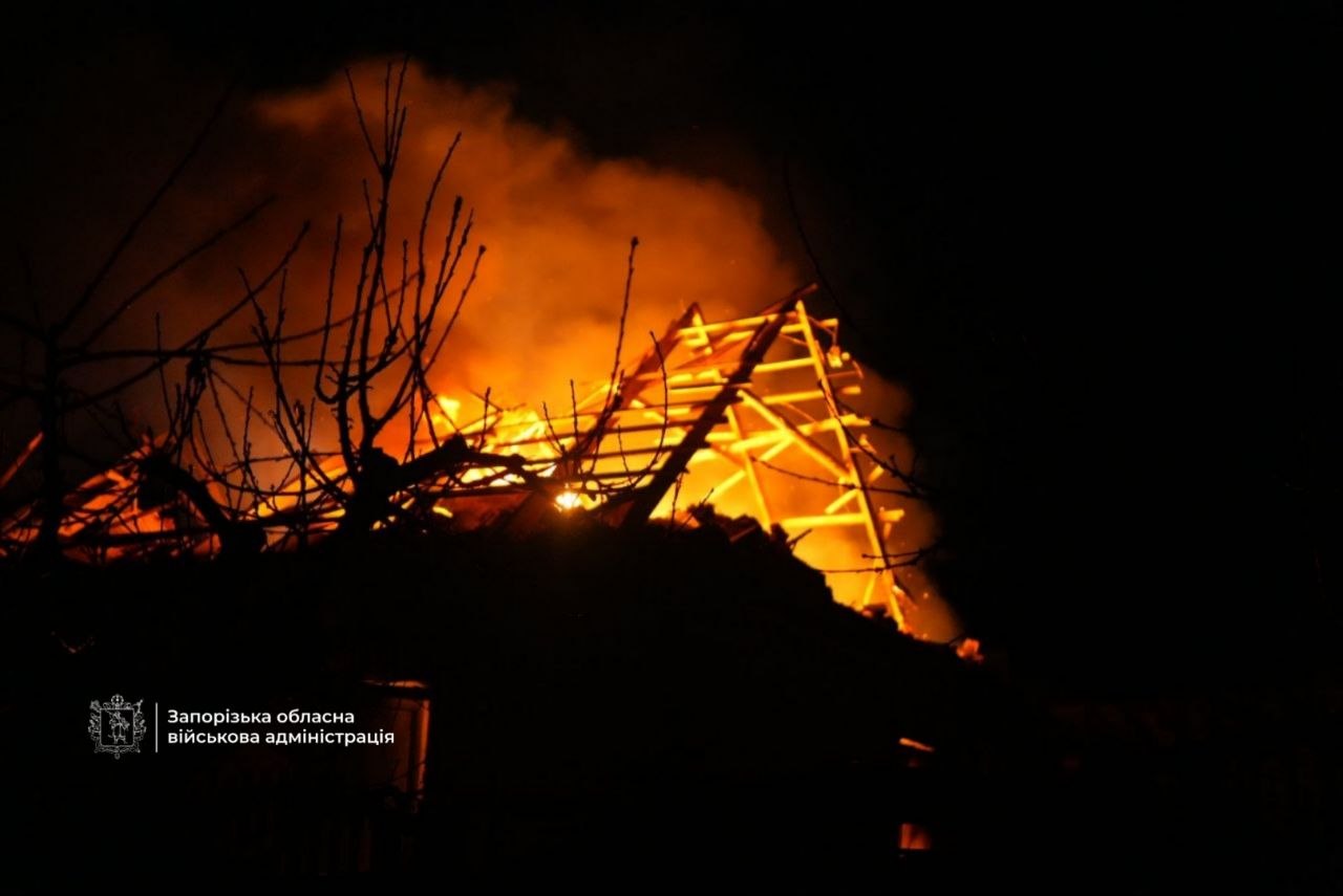 Запорожье подверглось комбинированной атаке врага
