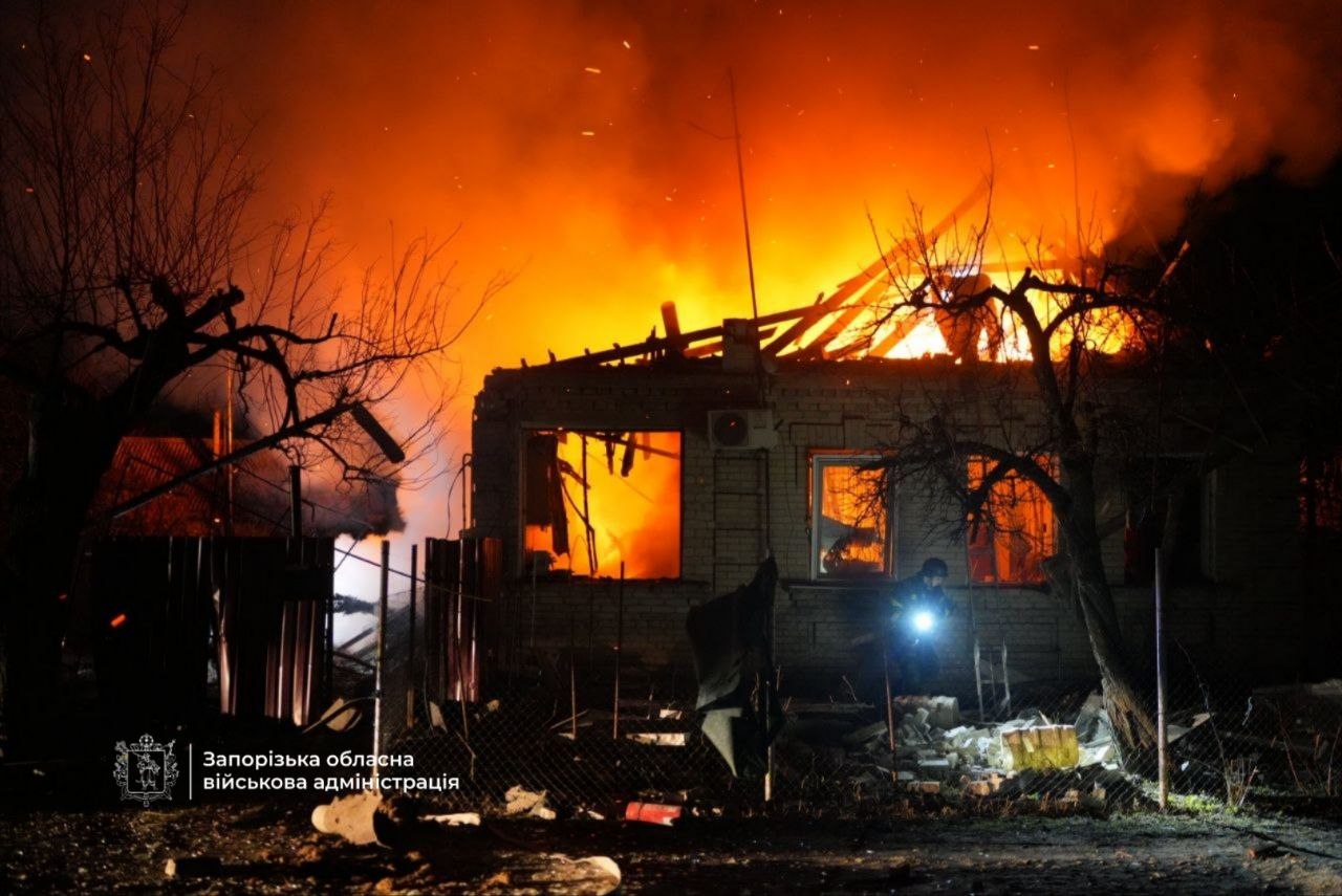 Запоріжжя зазнало комбінованої атаки ворога