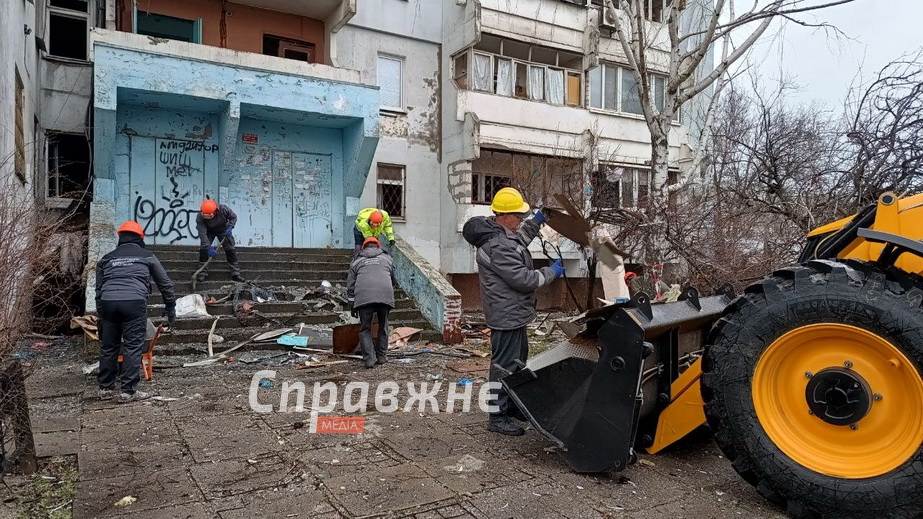 16-поверхівку в Запоріжжі потрощив "Шахед"