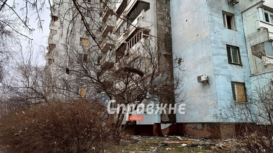 16-этажку в Запорожье разбил "Шахед"