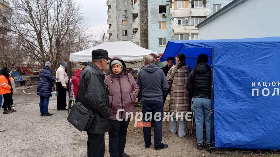 16-поверхівку в Запоріжжі потрощив "Шахед"