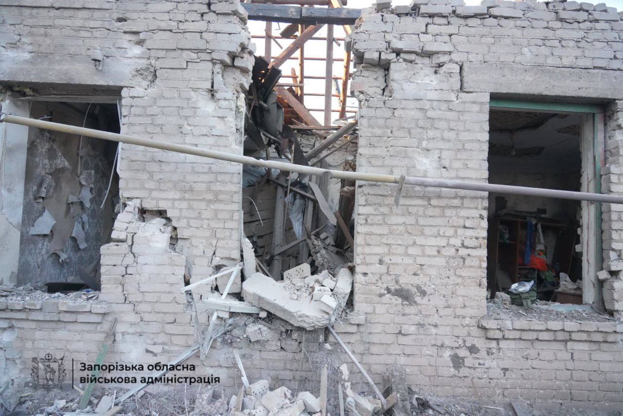 Наслідки удару по Запоріжжю