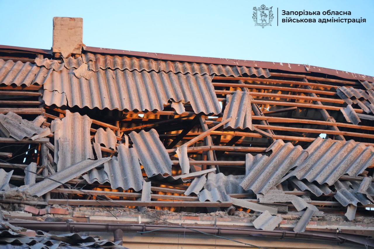 Наслідки удару по Запоріжжю