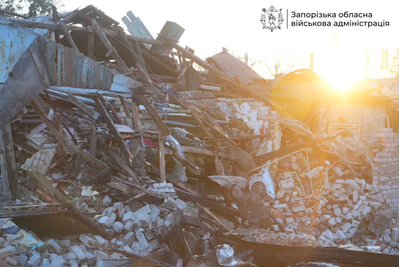 Наслідки удару по Запоріжжю