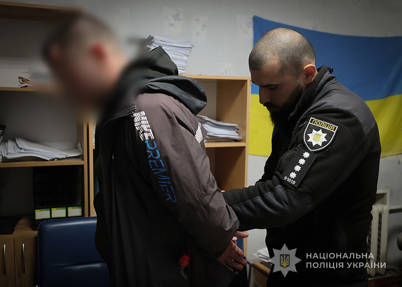 Задержание стрелка. Фото: t.me/police_zp_news