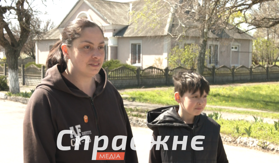 Настя с сыном