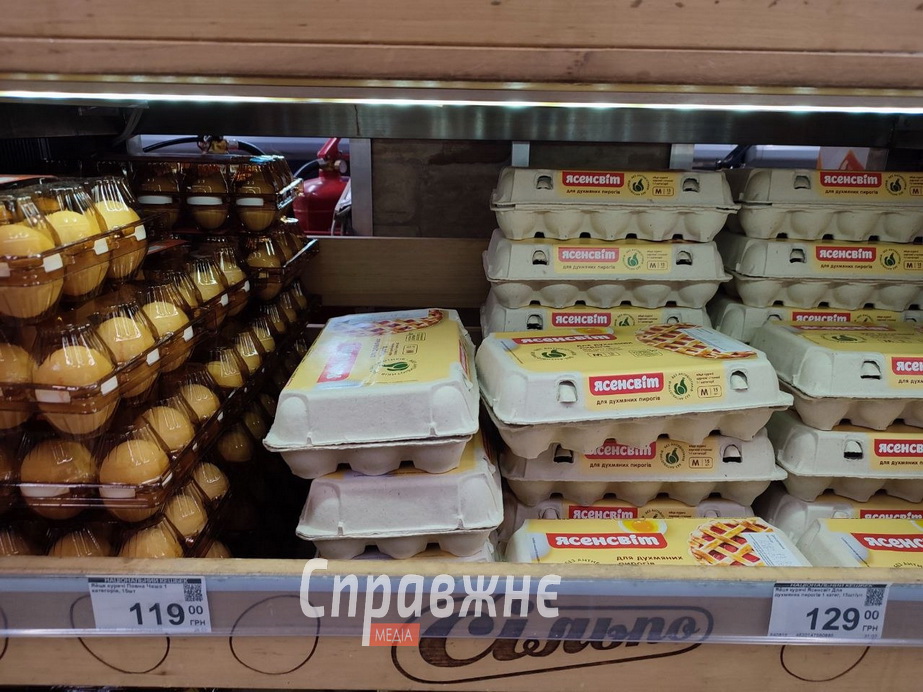 Цены на яйца