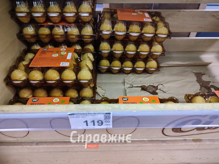 Цены на яйца