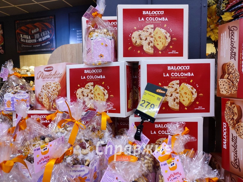 Цены на итальянский заменитель кулича – панетоне