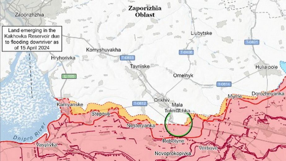 В ISW вважають, що росіяни не мають просувань у Запорізькій області