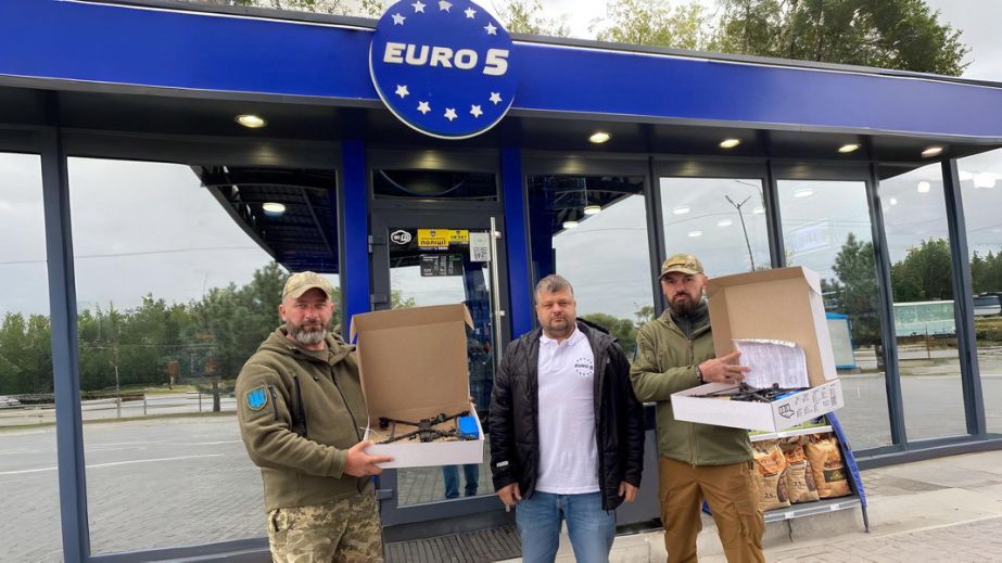 EURO 5 передала бригаді "Великий Луг" дрони та пальне